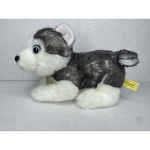 Aurora Miyoni Tots Plush Siberian Husky Puppy Stuffed Toy Animal 9 Inch